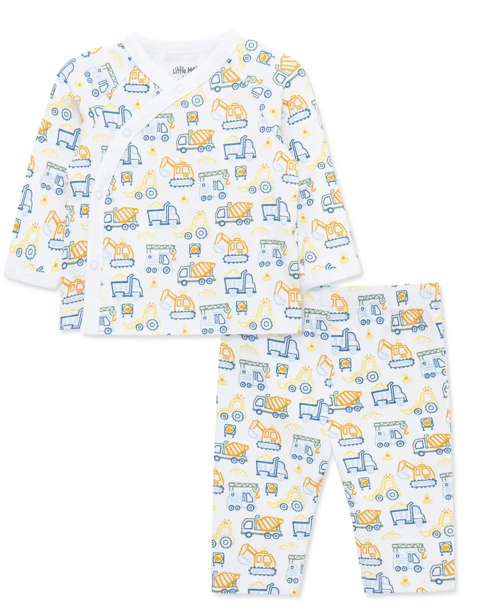 Little Me Truck Zone 2-Piece Cardigan Set