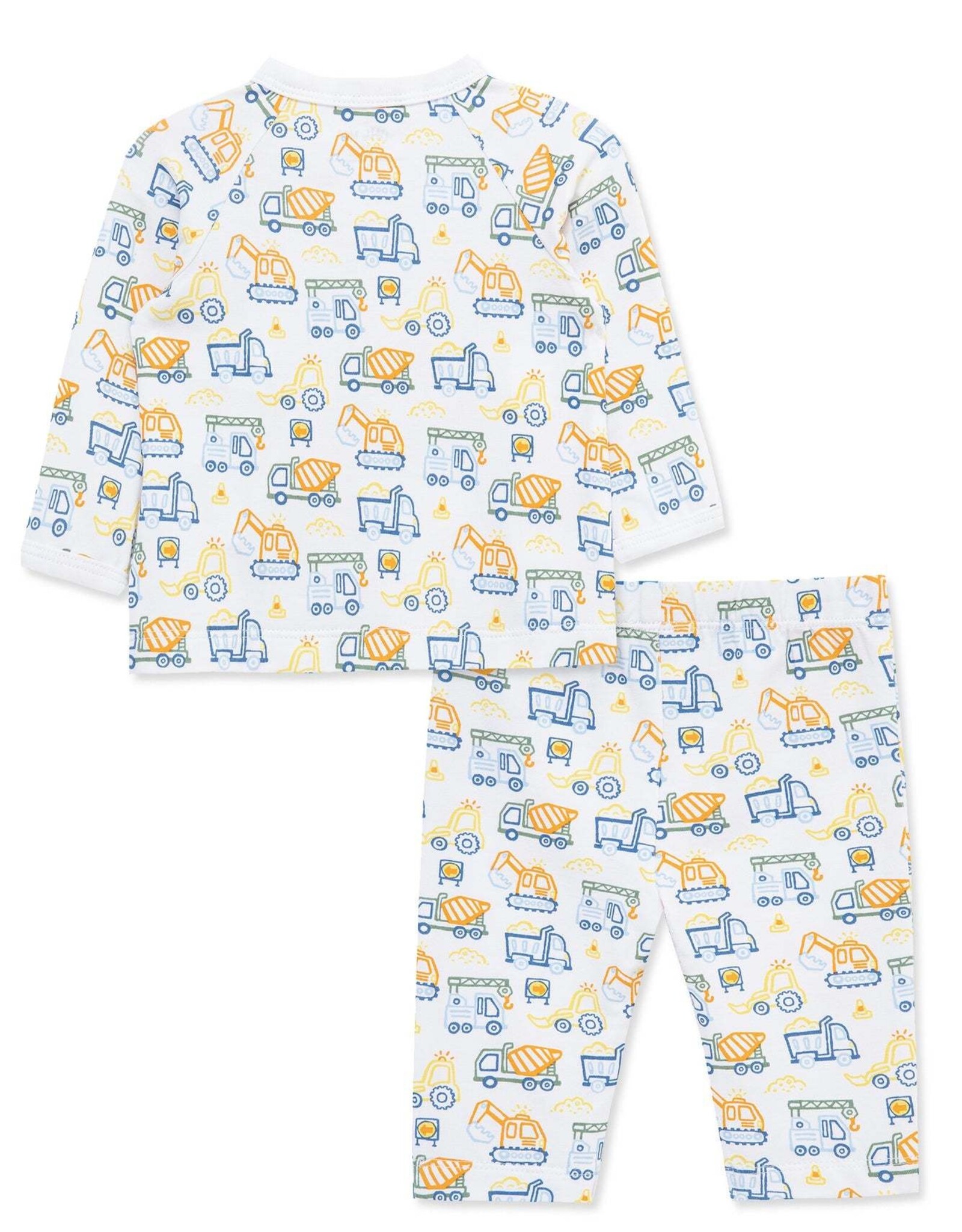 Little Me Truck Zone 2-Piece Cardigan Set
