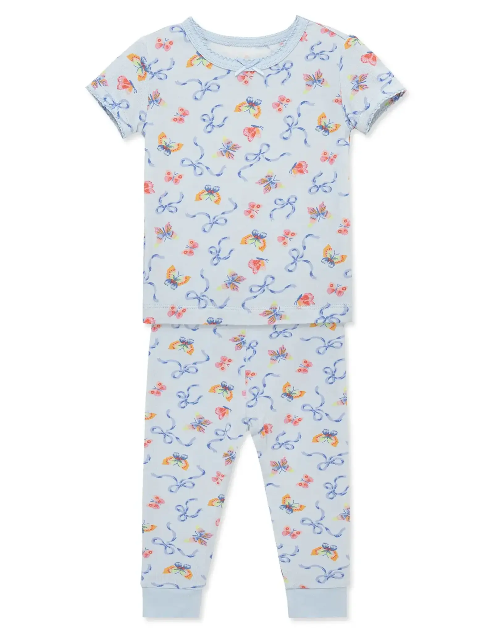 Little Me Bows 4-Piece Pajama Set