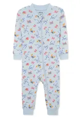 Little Me Bow Zip Front One-Piece