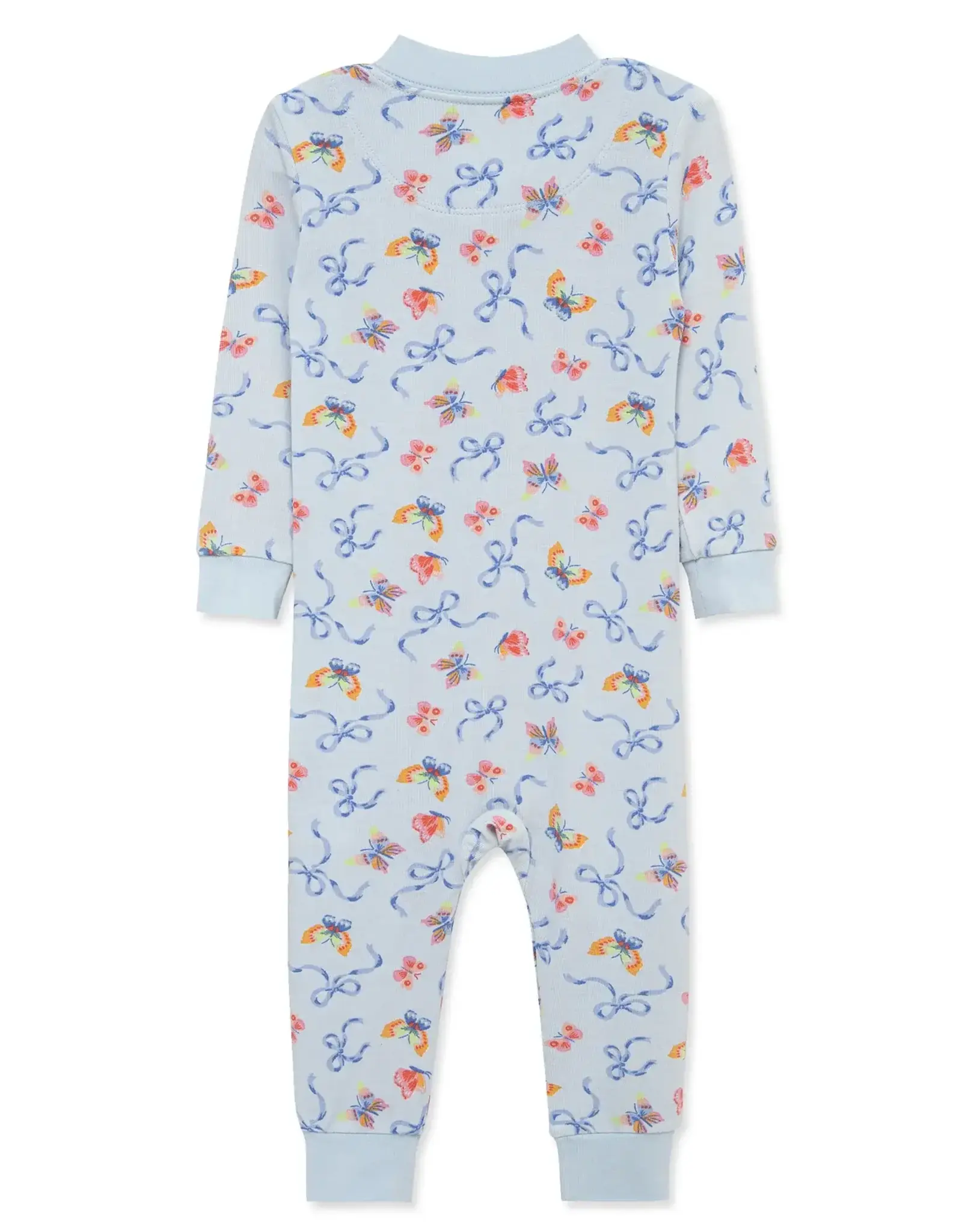 Little Me Bow Zip Front One-Piece