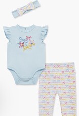 Little Me Bow Bodysuit & Pant Set