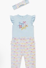 Little Me Bow Bodysuit & Pant Set
