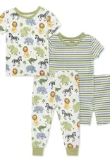Little Me Safari 4-Piece Pajama Set