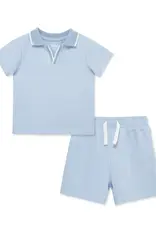 Little Me Light Blue 2-Piece Short Set