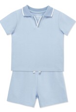 Little Me Light Blue 2-Piece Short Set
