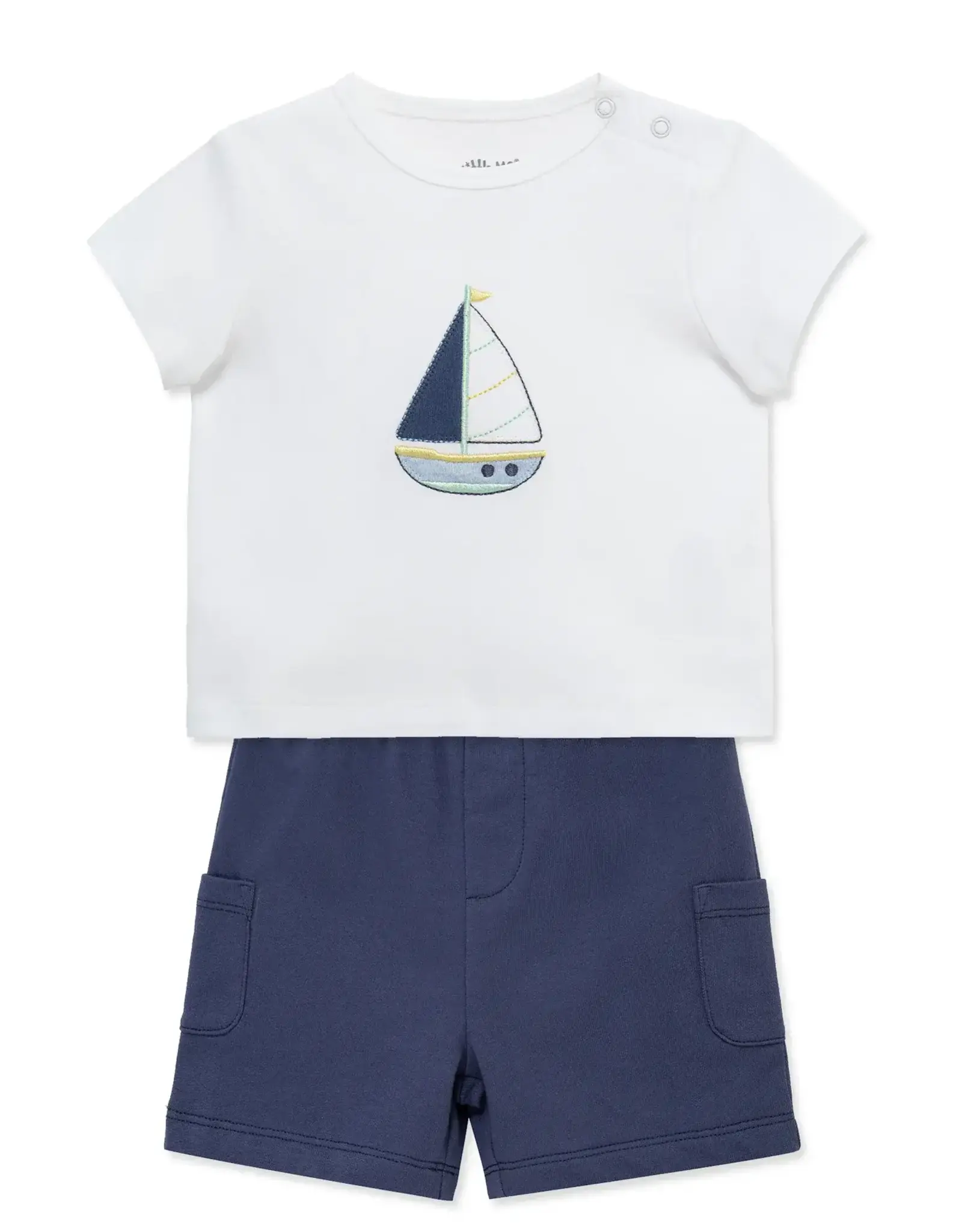 Little Me Newport 3-Piece Short Set