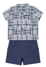 Little Me Newport 3-Piece Short Set