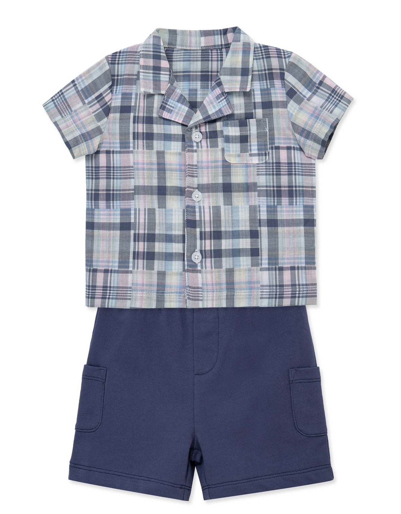 Little Me Newport 3-Piece Short Set