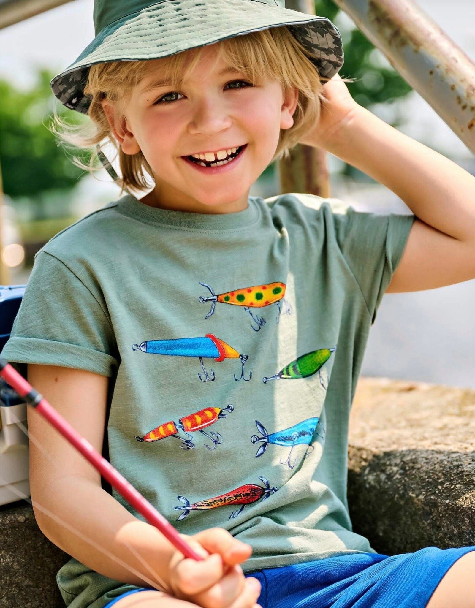 Hatley Fishing Lures Graphic Tee