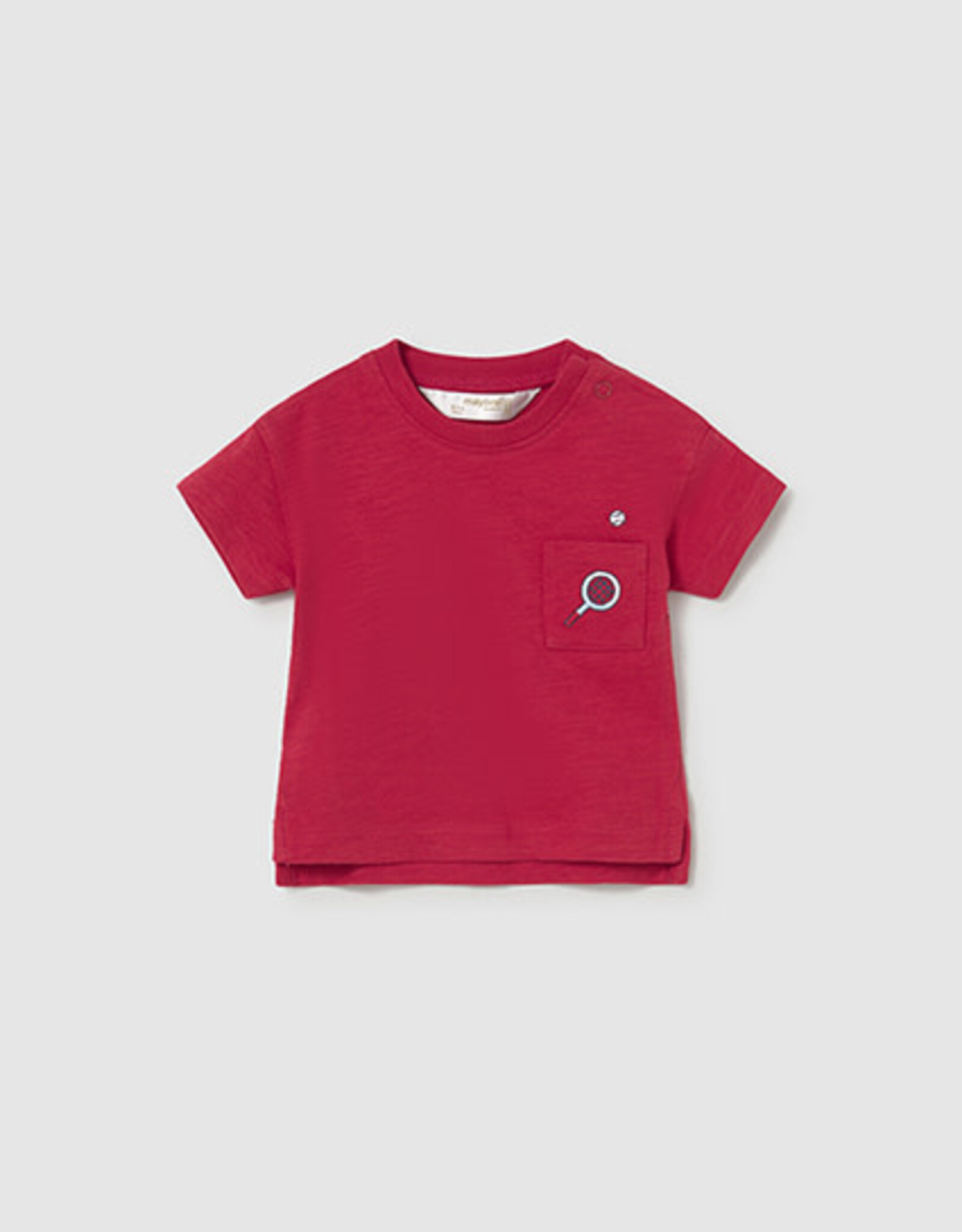 Mayoral Puppy 2 Shirt Set Red/White