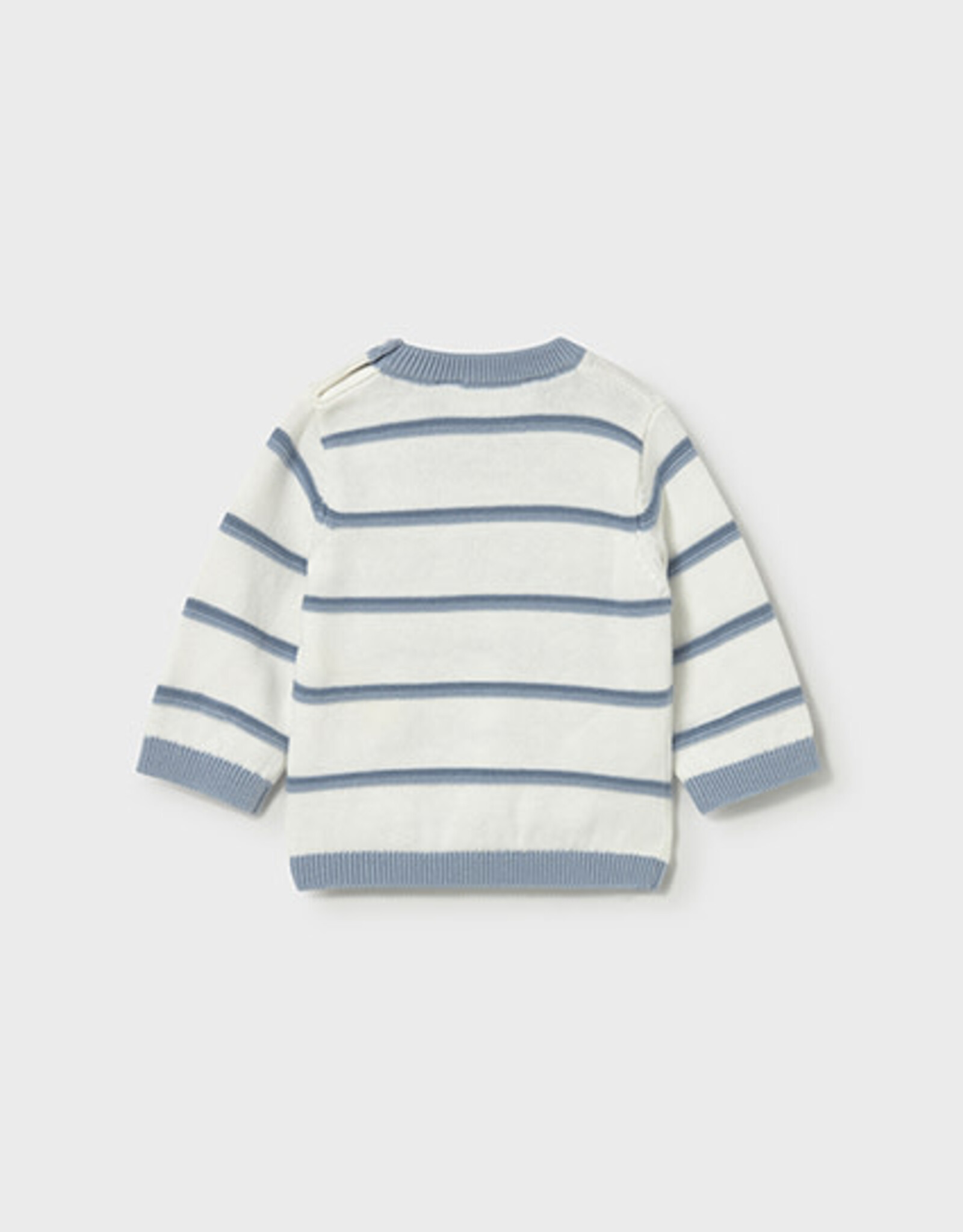 Mayoral Blue Stripe Knit Sweater