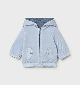 Mayoral Stars Blue Newborn Reversible Windbreaker