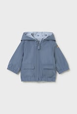 Mayoral Stars Blue Newborn Reversible Windbreaker
