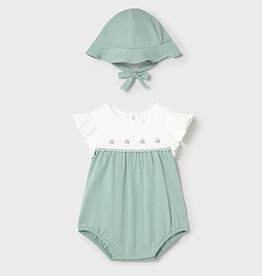 Mayoral Aqua Green Romper Set