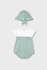 Mayoral Aqua Green Romper Set