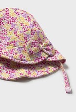 Mayoral Rose Floral Bathing Bodysuit w/Hat