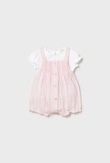 Mayoral Newborn Rose Romper Set