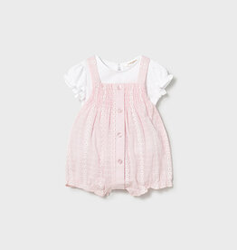 Mayoral Newborn Rose Romper Set