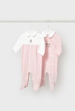Mayoral Baby Rose Puppy 2 set long onesie