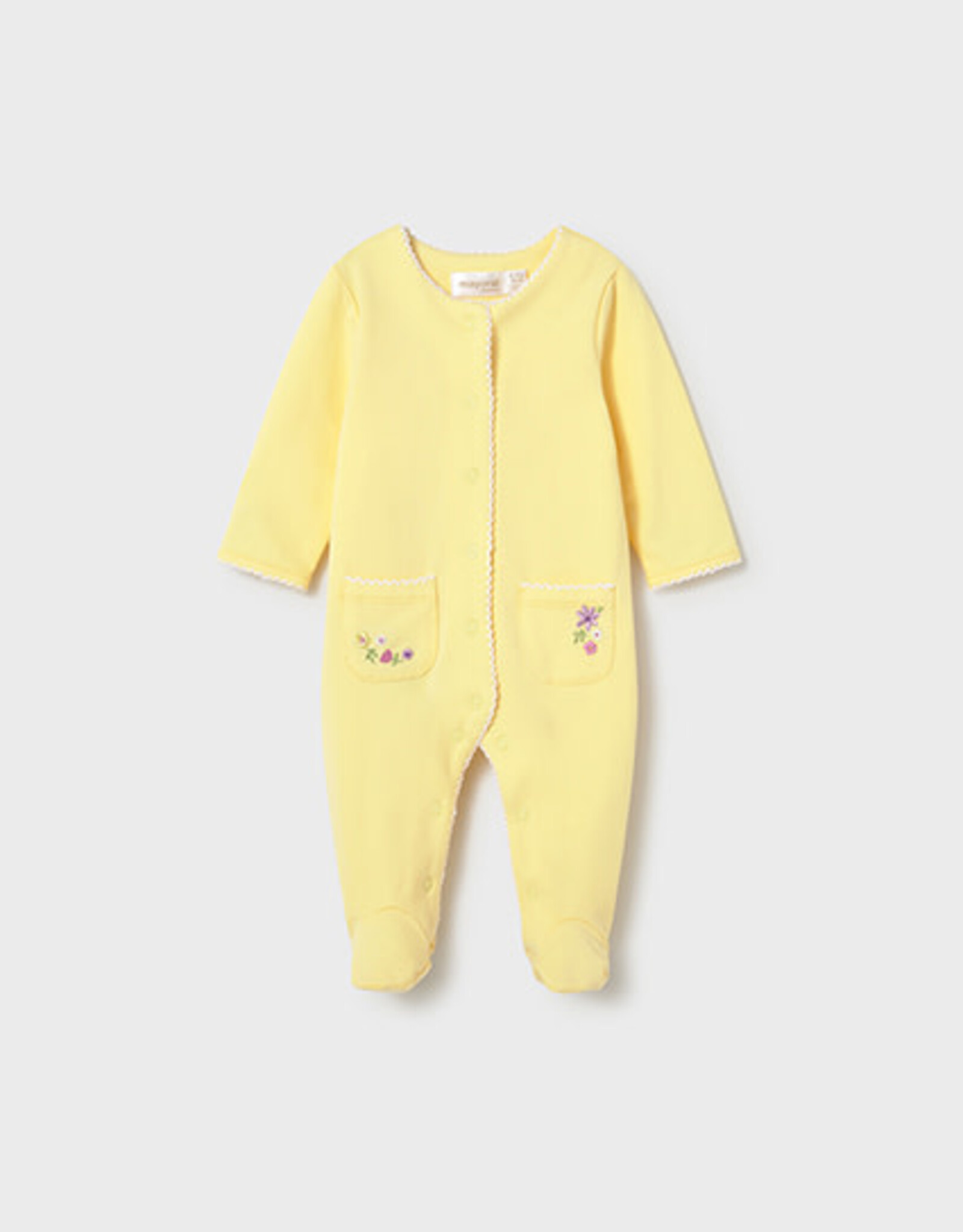 Mayoral Newborn Sunny Set of 2 long sleeve rompers