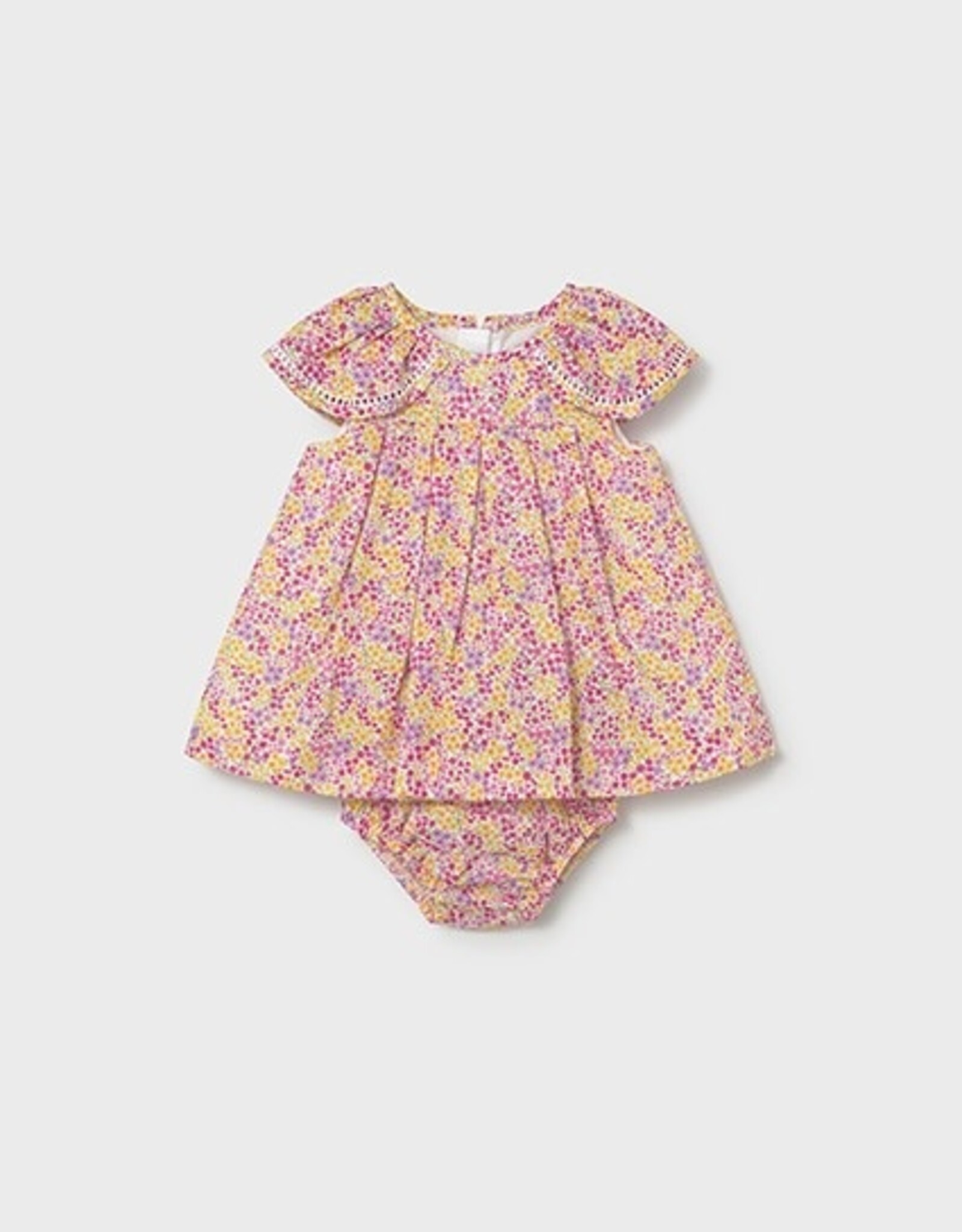 Mayoral Newborn Rose Printed Dress