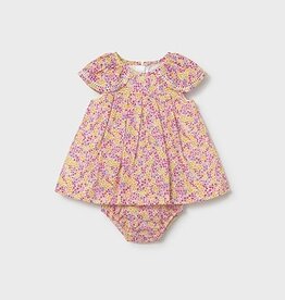 Mayoral Newborn Rose Printed Dress
