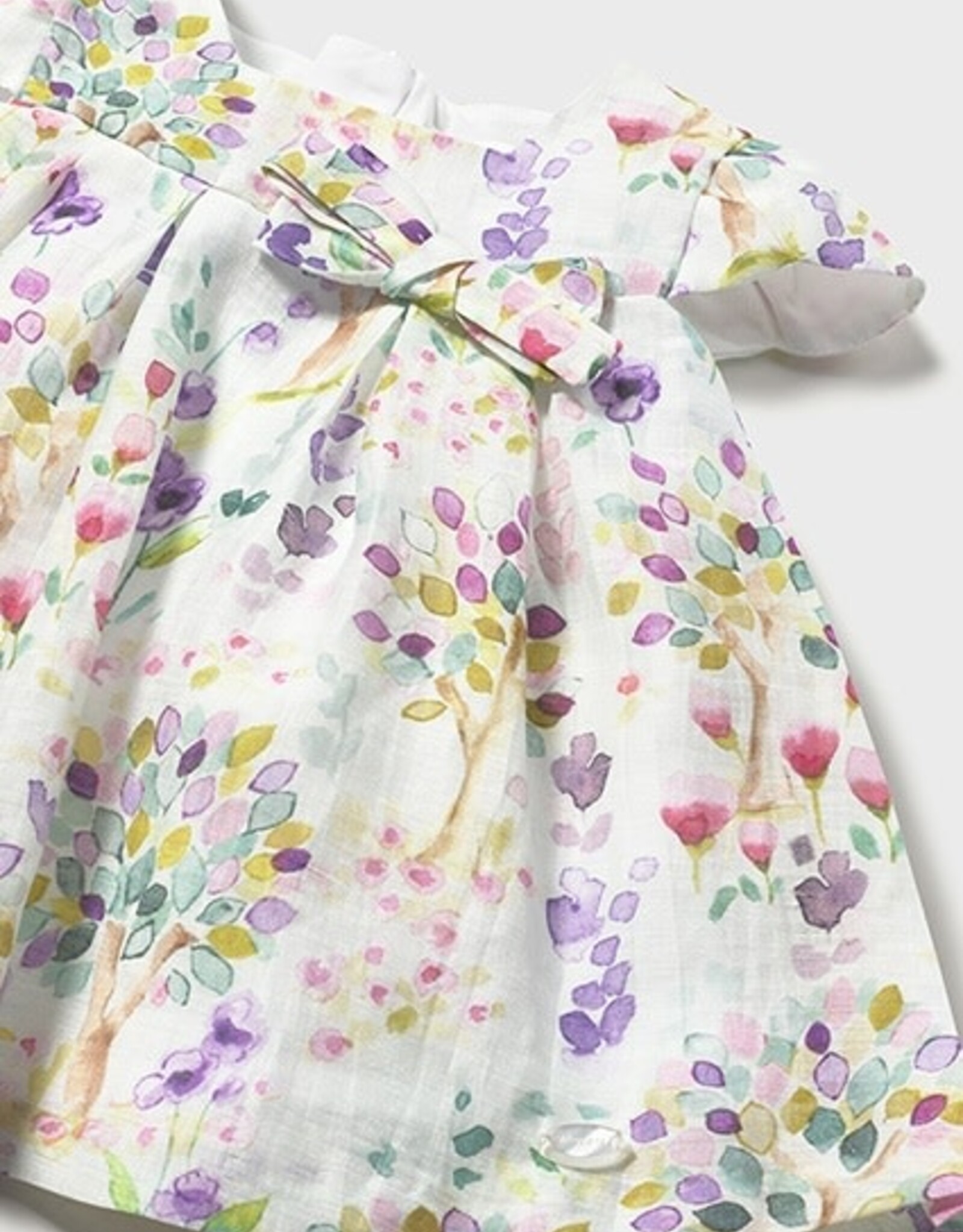 Mayoral Aqua Floral Dress