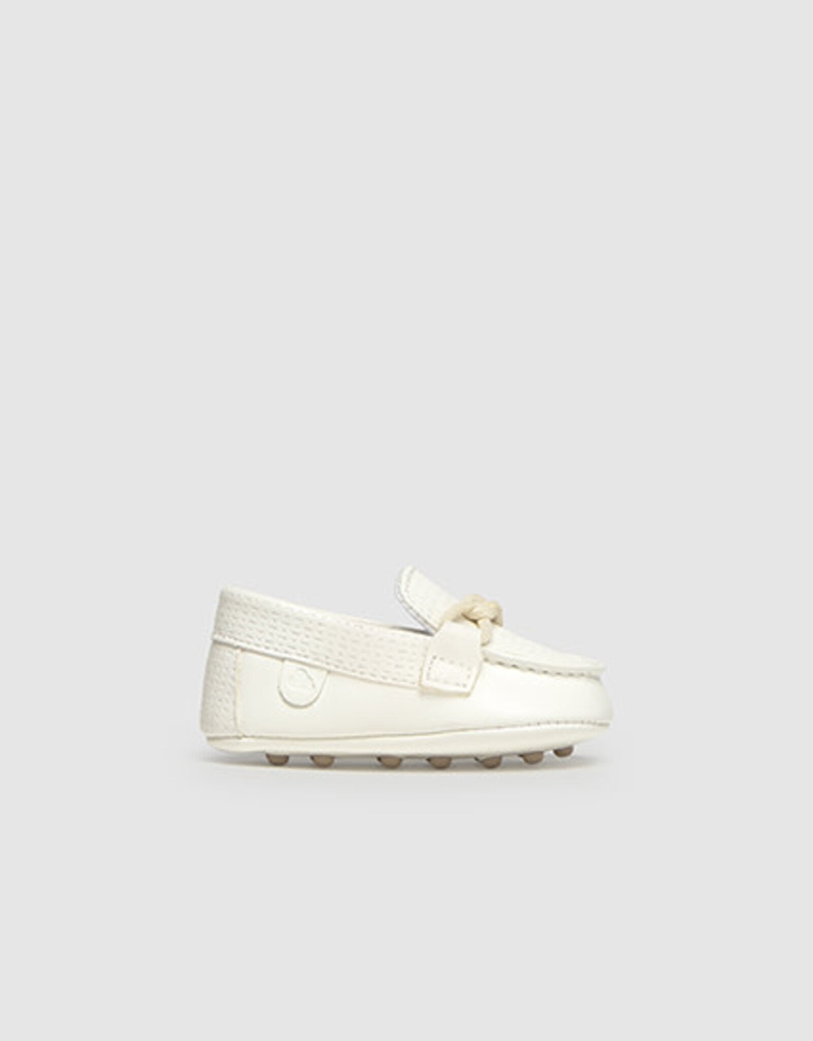Mayoral White Newborn Moccasins