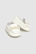 Mayoral White Newborn Moccasins