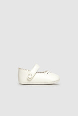 Mayoral Mary Jane in White for Newborn