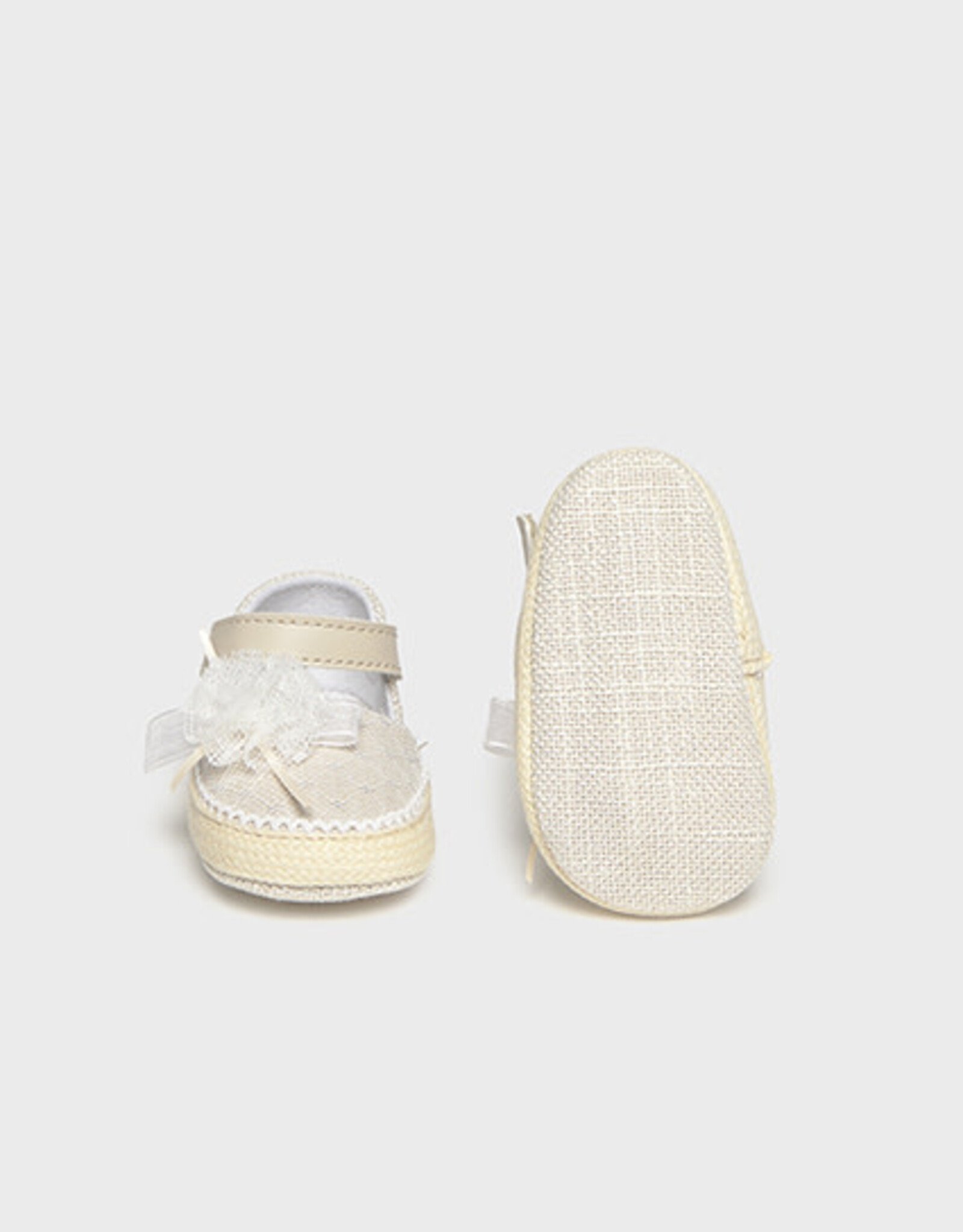 Mayoral Espadrilles in Wheat for Newborn