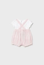 Mayoral Newborn Rose Romper Set