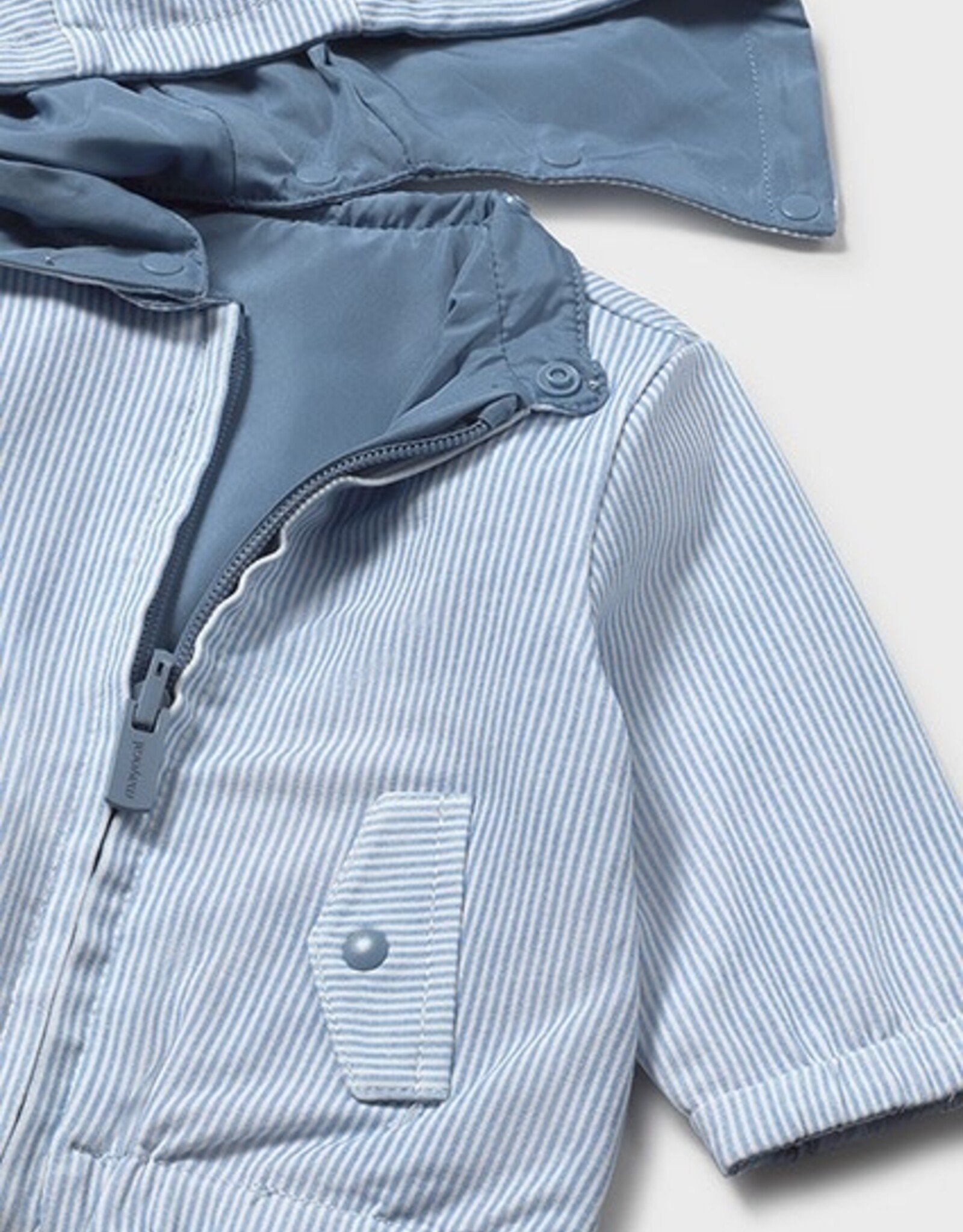 Mayoral Stars Blue Newborn Reversible Windbreaker