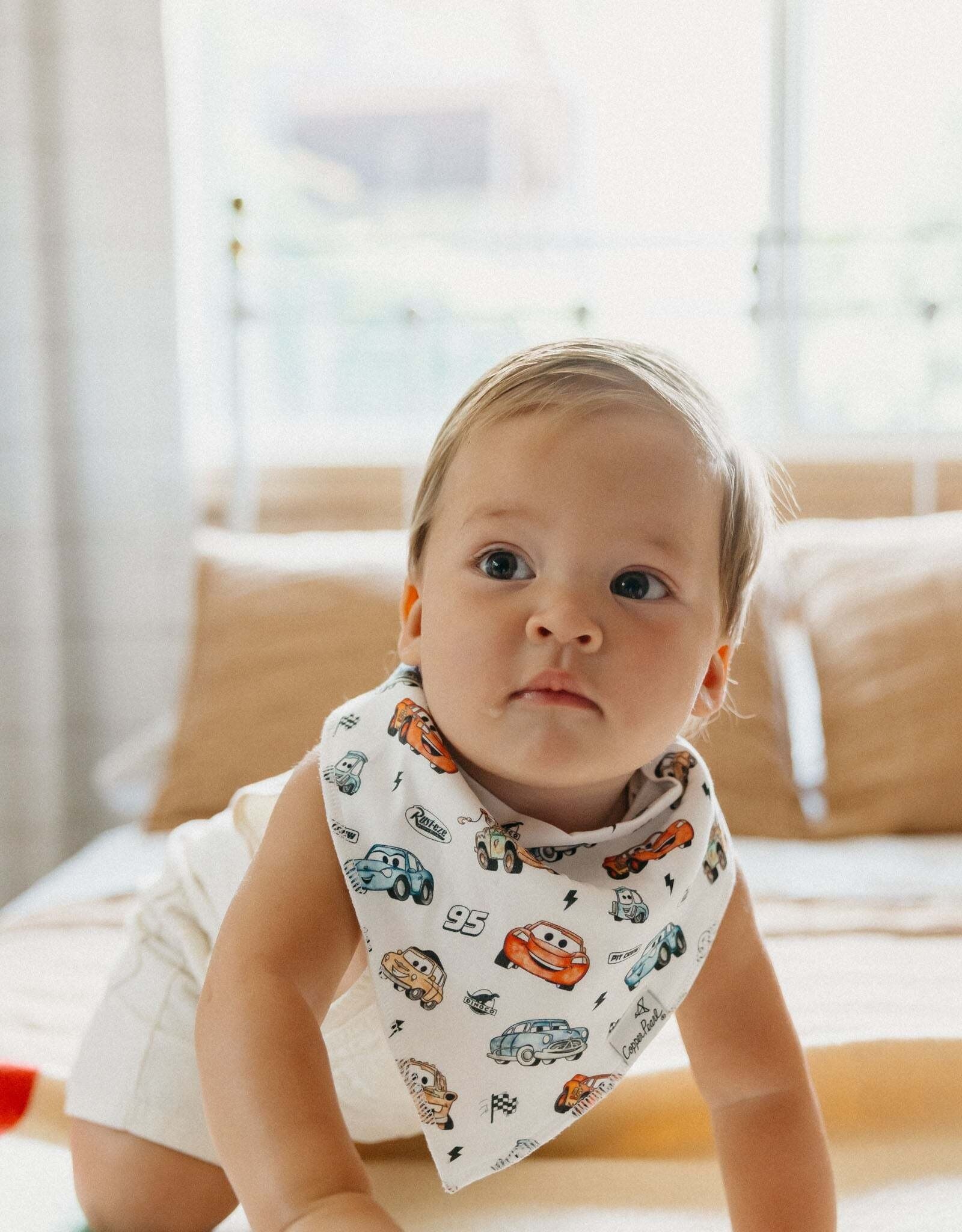 Copper Pearl Disney Pixar Cars Bib Set