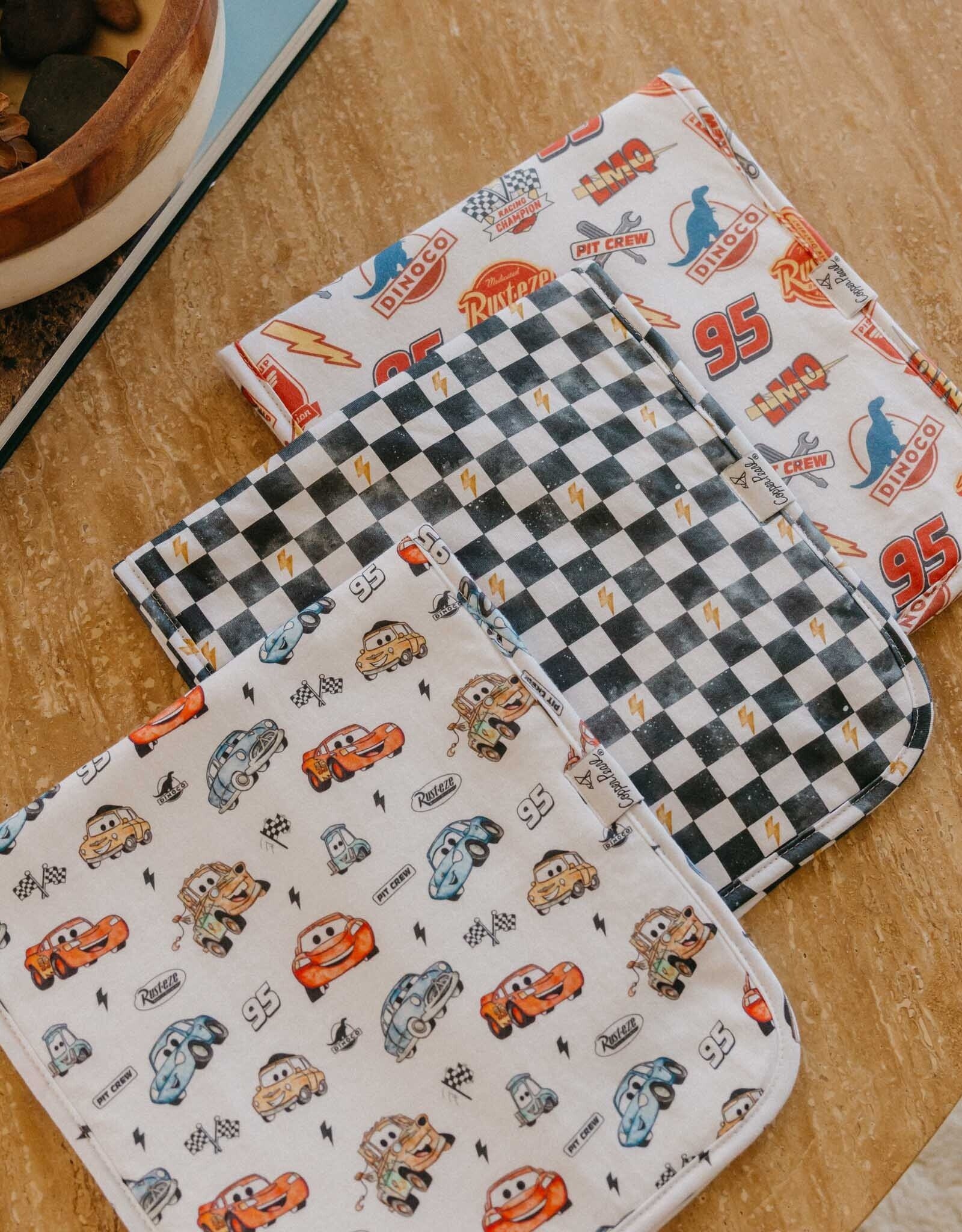 Copper Pearl Disney Pixar Cars Burp Cloths
