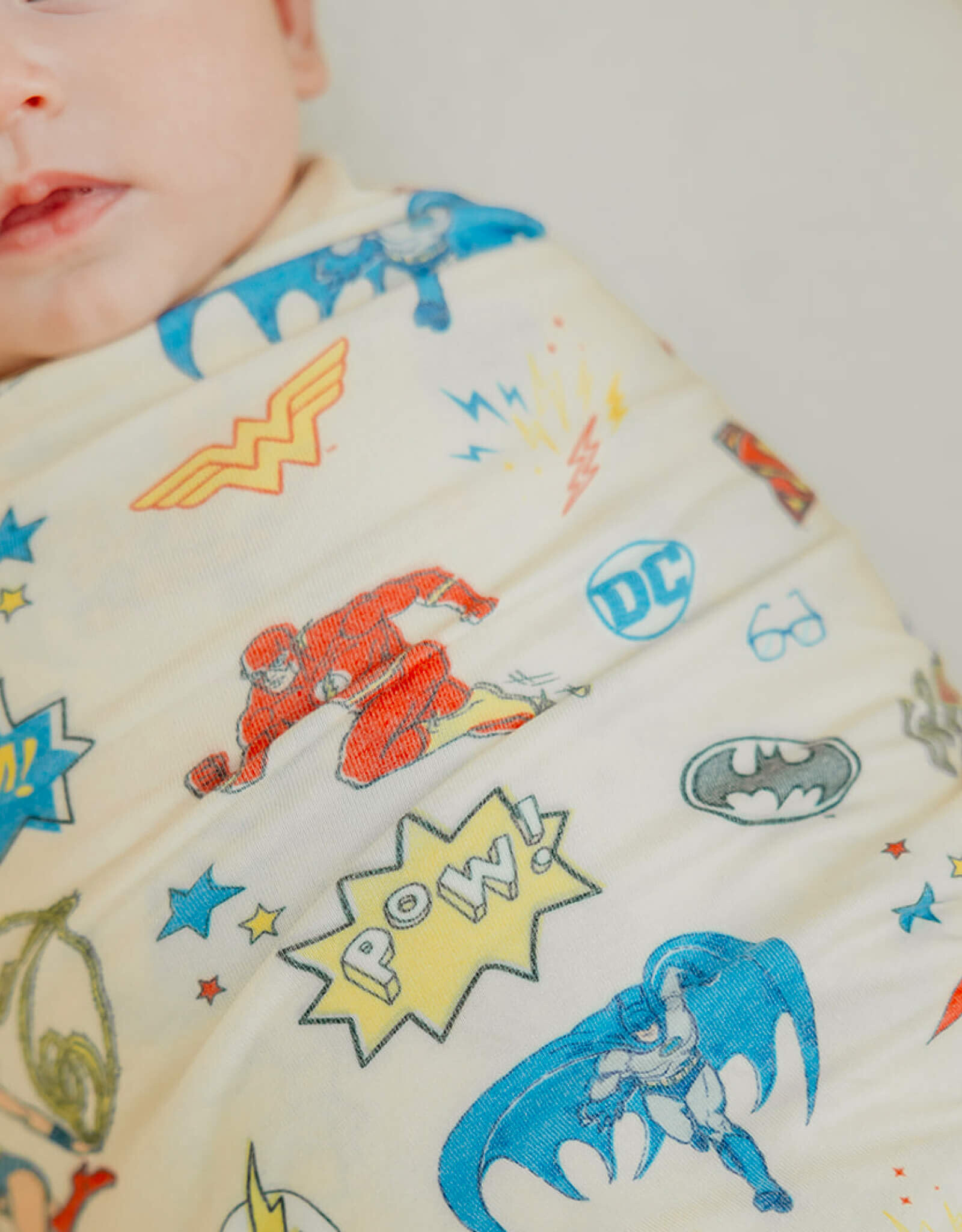 Copper Pearl Justice League Knit Blanket