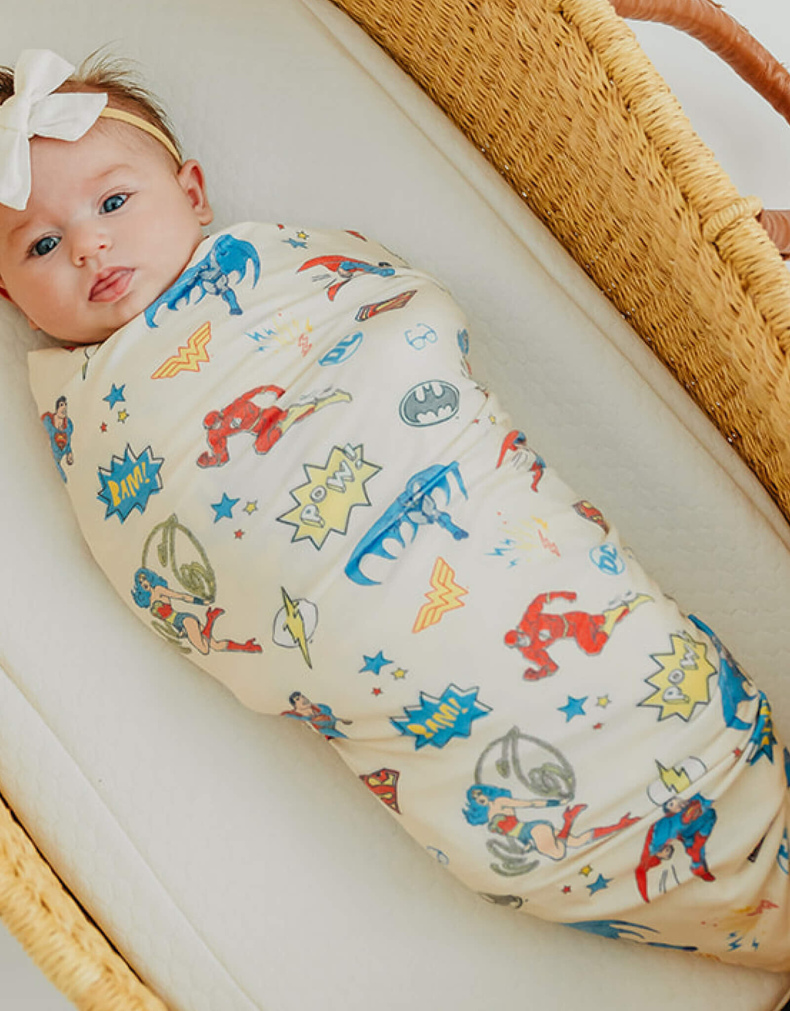 Copper Pearl Justice League Knit Blanket