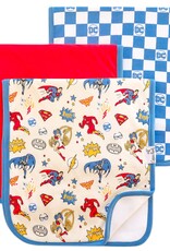 Copper Pearl Justice League Burp Cloth