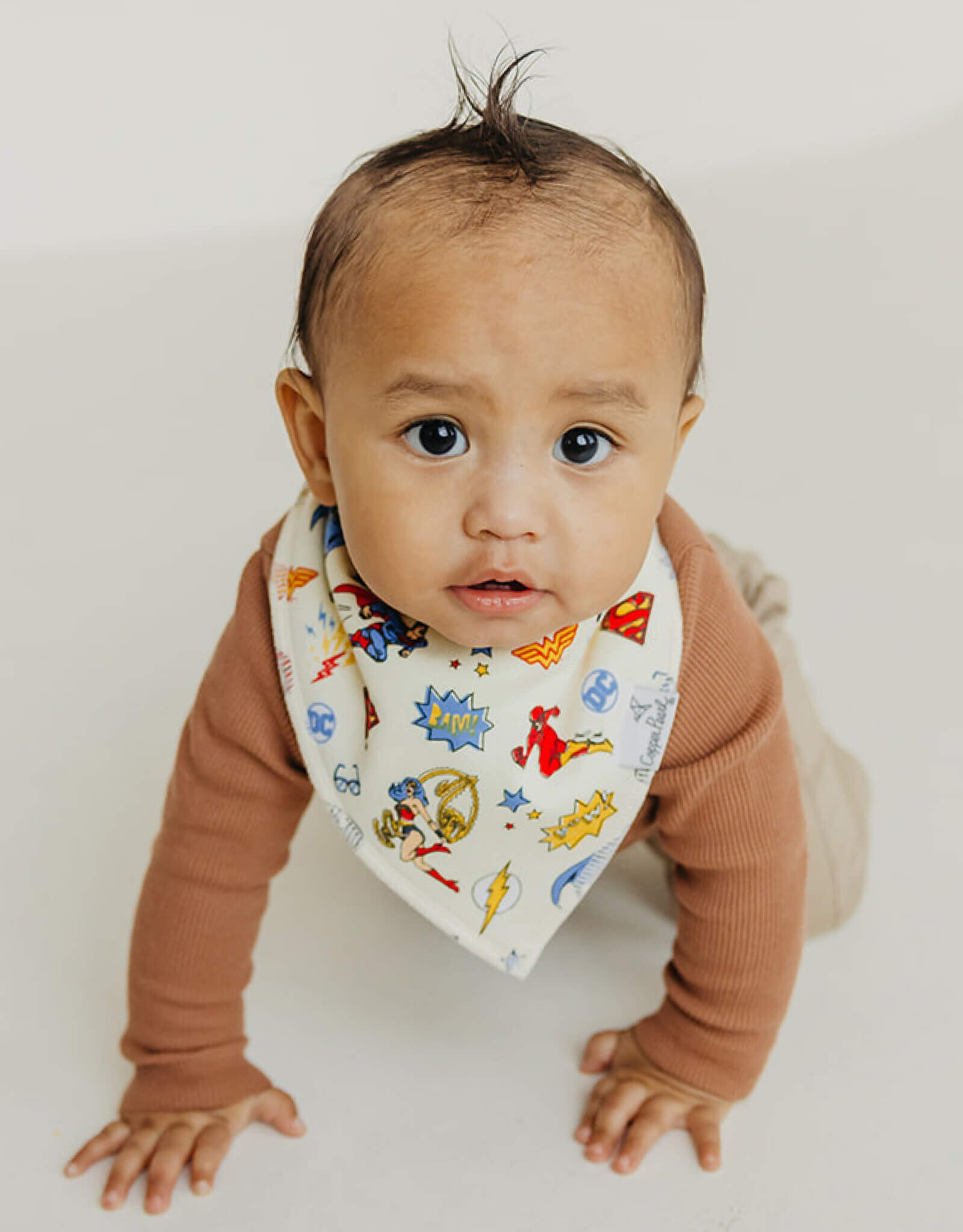 Copper Pearl Justice League Bib Set