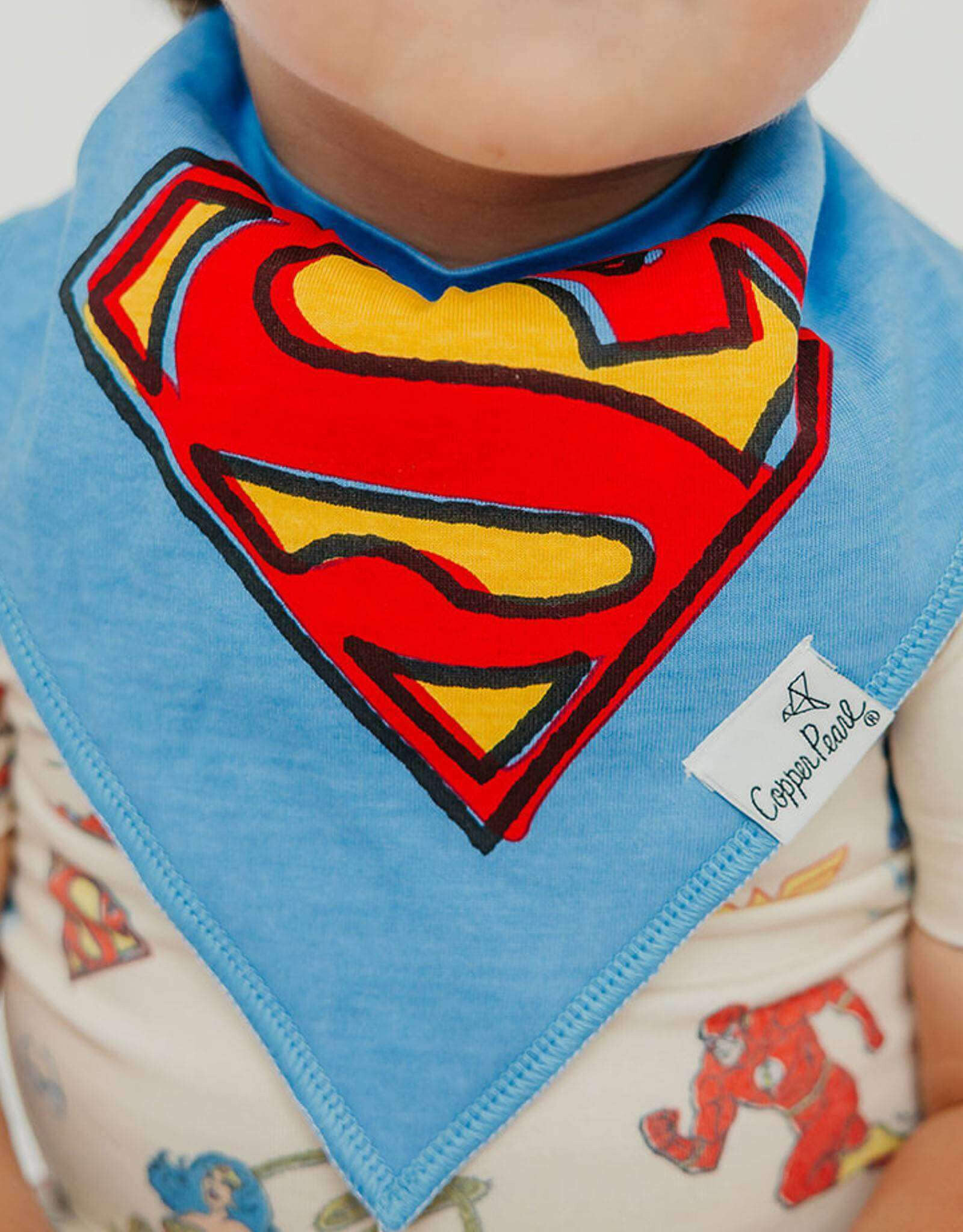 Copper Pearl Justice League Bib Set