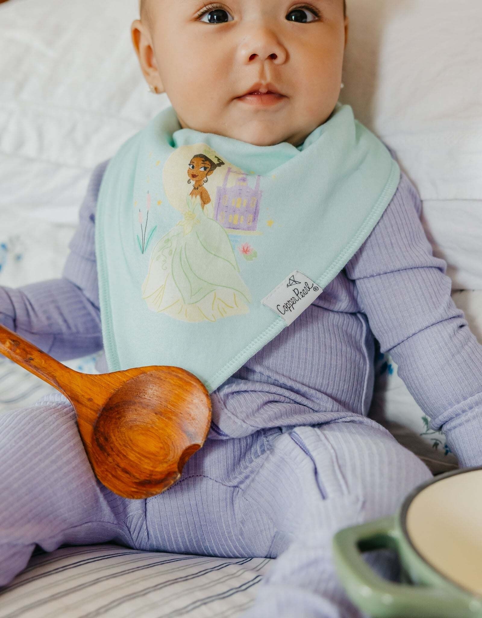 Copper Pearl Disney Princess Bib Set