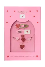 Rockahula Love Hearts Hair&Jewellery Set