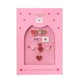 Rockahula Love Hearts Hair&Jewellery Set