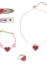 Rockahula Love Hearts Hair&Jewellery Set