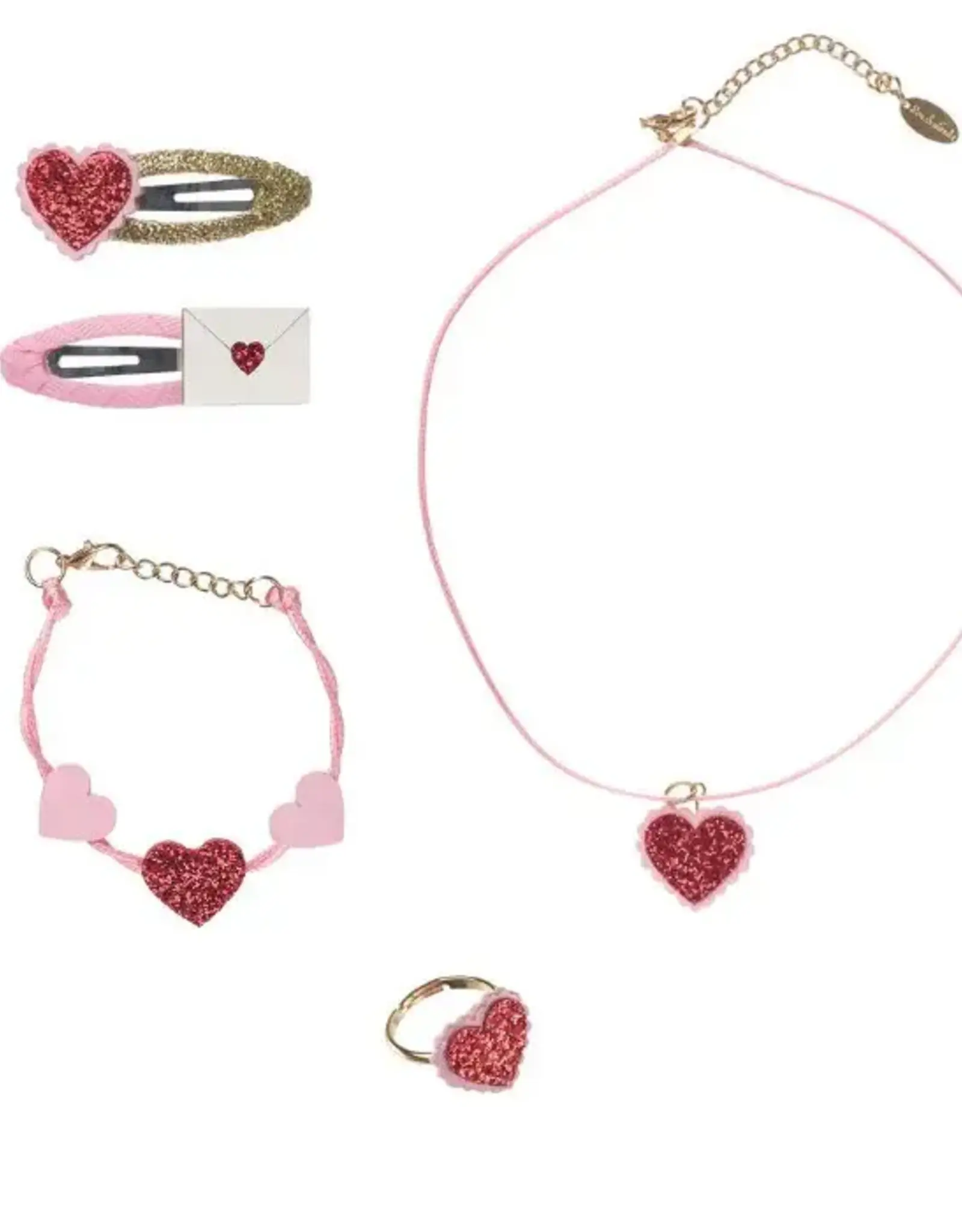 Rockahula Love Hearts Hair&Jewellery Set