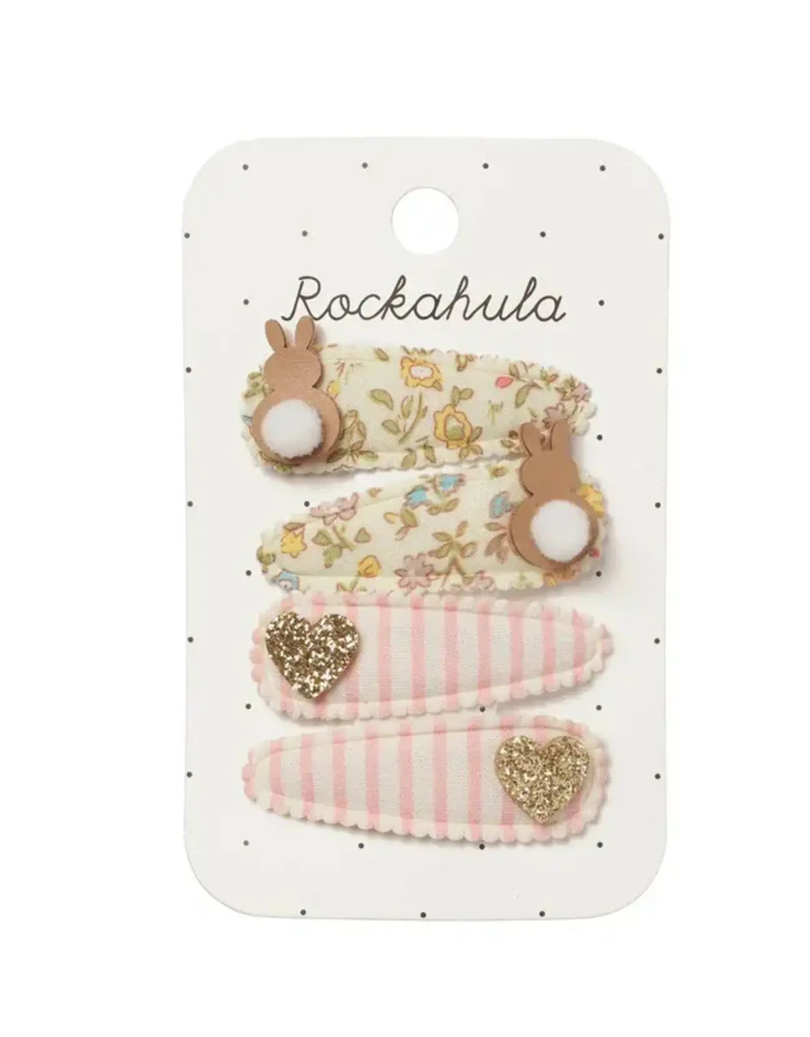 Rockahula Petal Bunny Fabric Clip Set