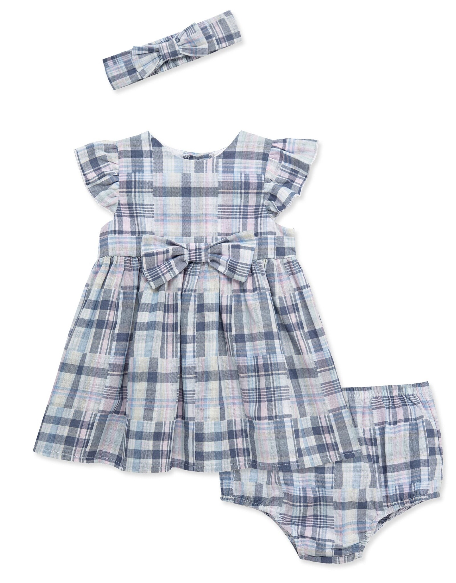 Little Me Newport Dress Set & Headband