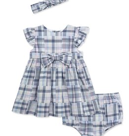 Little Me Newport Dress Set & Headband
