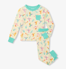 Hatley Springtime Hummingbirds Bamboo Pajama Set